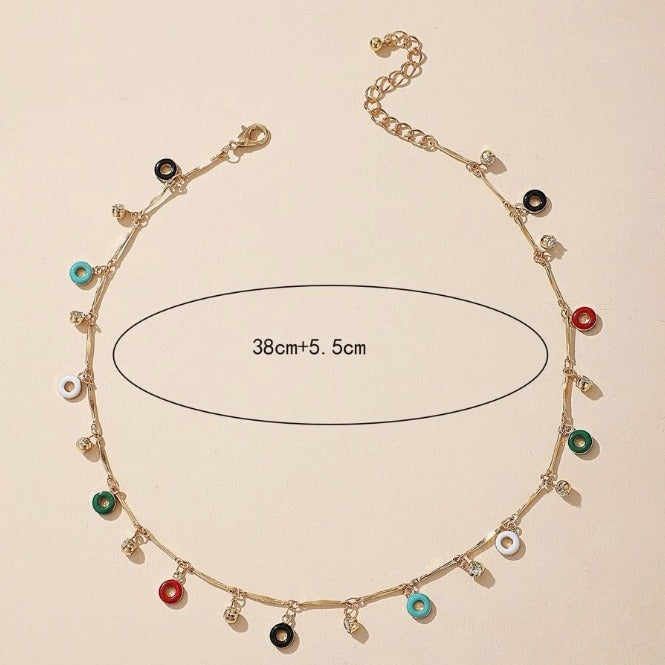 Colorful Oil Round Circle