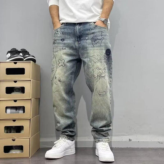 Personalized Letter Jeans